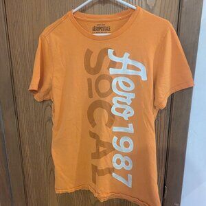 Aeropostale Short Sleeve "1987" Graphic T-Shirt-Boys Size Large